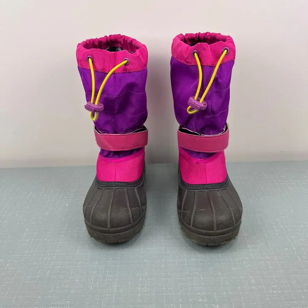 Columbia Children Powderbug Plus II Winter Snow Boots Haute Pink 3